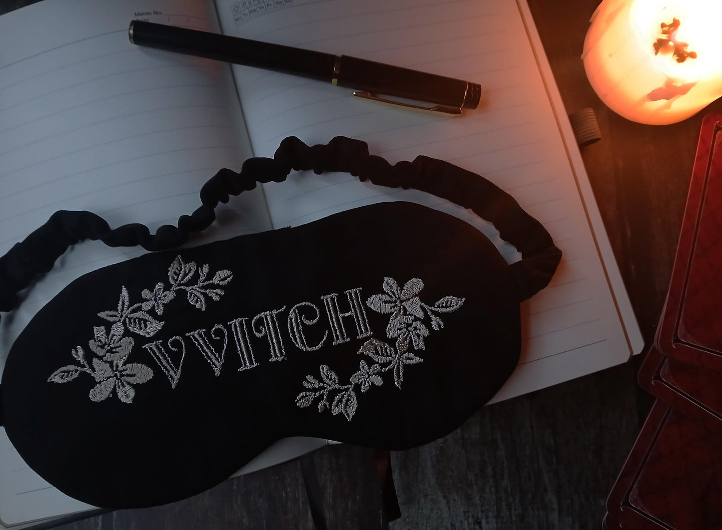 Cotton Sleep Mask - Witch