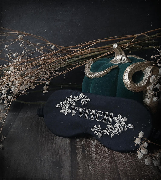 Cotton Sleep Mask - Witch