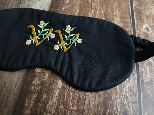 Embroidered Sleep Mask - VV Mark