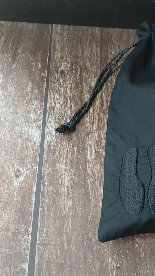 Embroidered Tarot Card Bag - Cloven Mark