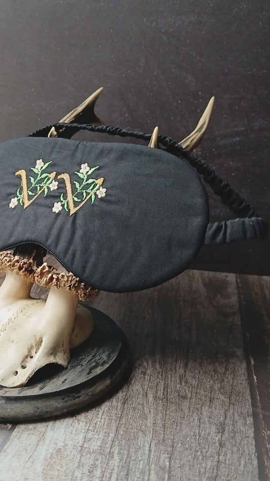 Embroidered Sleep Mask - VV Mark