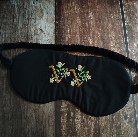 Embroidered Sleep Mask - VV Mark