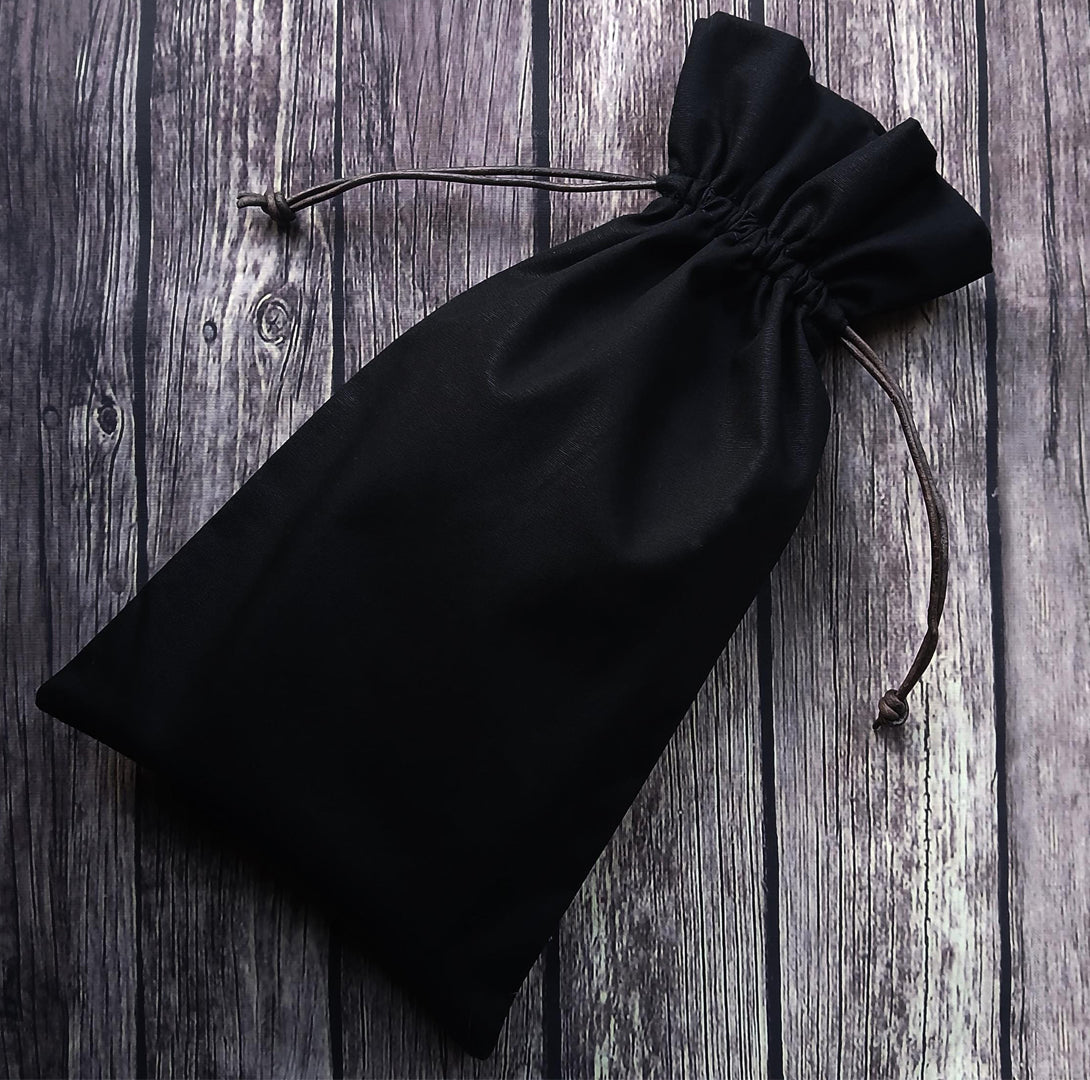 Black Tarot Card Bag - VV Witch Mark