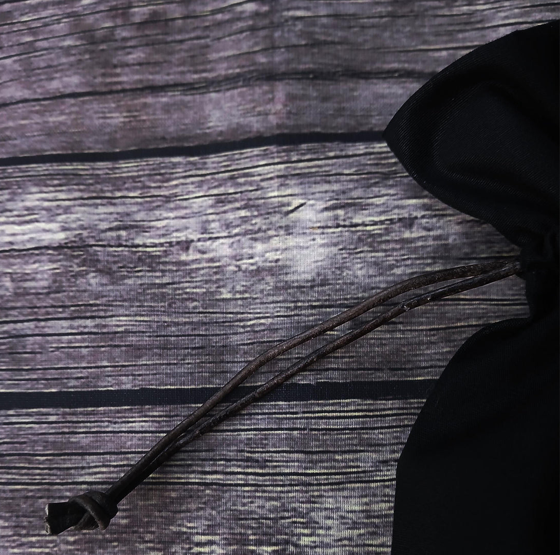 Black Tarot Card Bag - VV Witch Mark